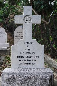 Hong Kong Cemetery - Smith, Thomas Ernest